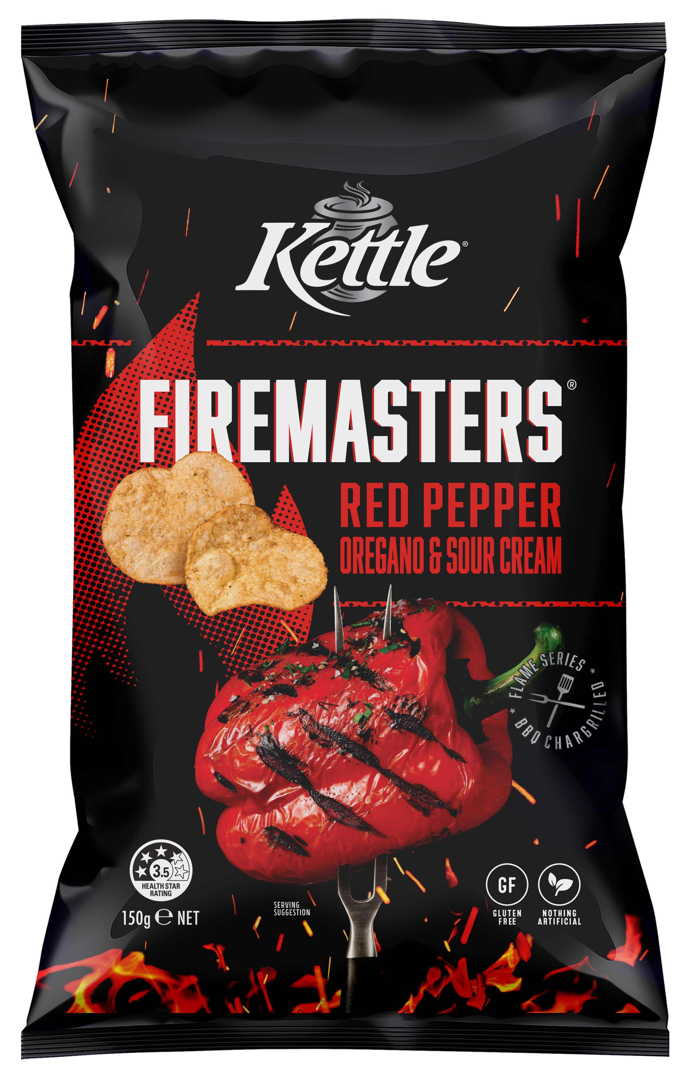 F4681 Kettle Firemasters Range Red Pepper 150G
